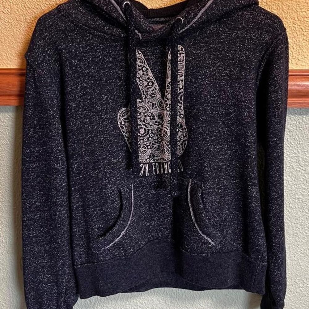 City Wear Womens Blue San Francisco hoodie